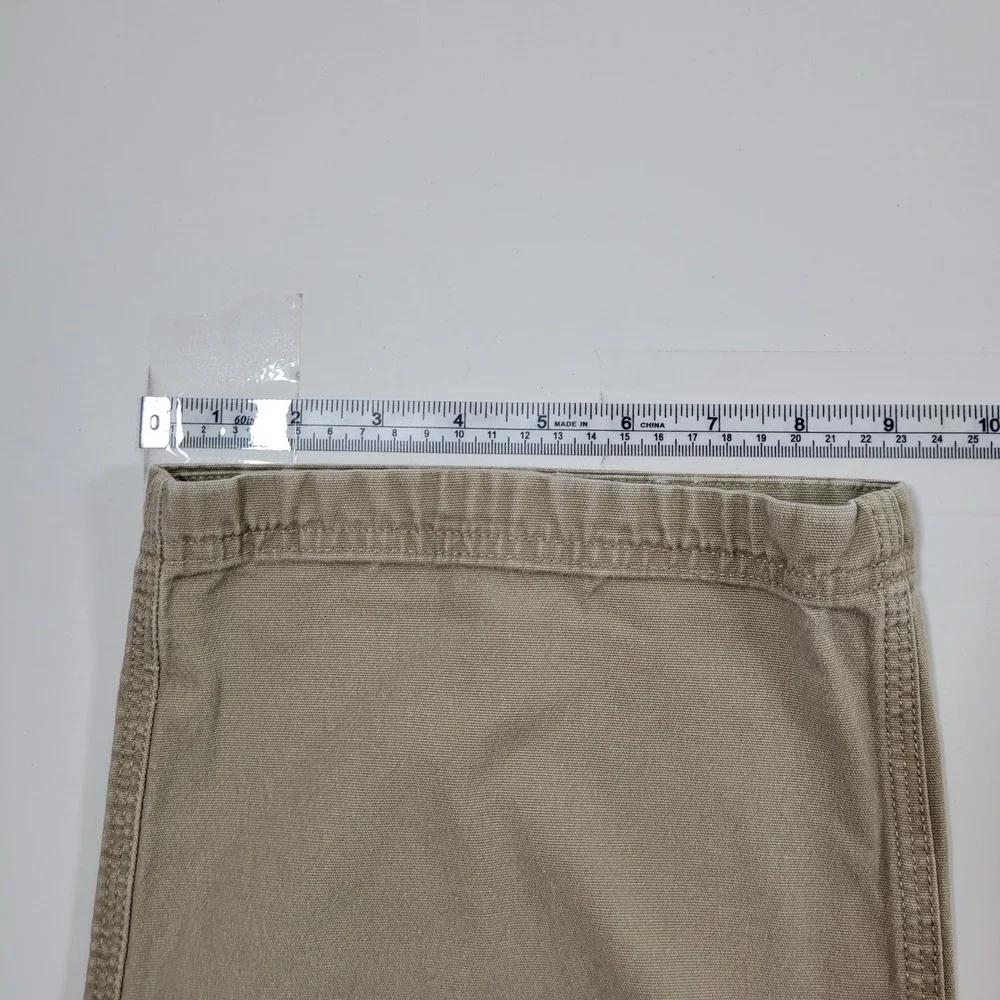 Duluth Trading Co Cargo Pants Mens 38x32 Khaki Excellent Flex Fire Hose Work‎